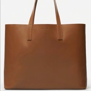 Everlane cognac market tote